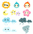 Vector: Weather icon set Weather icon set
