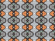 Seamlessly tiled kaleidoscopic mosaic pattern