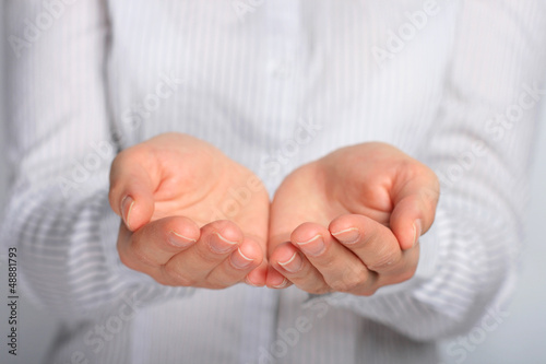 Photo: Open palms. Open palms.