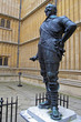 Statue of William Herbert, Bodleian Library, Oxford, UK.