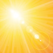 Hintergrund Gelb Sonnenstrahlen mit Blend-Effekt