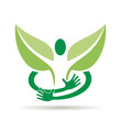 Logo embrace a green man