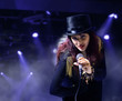 girl with microphone