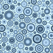 Aquatic blue seamless pattern.