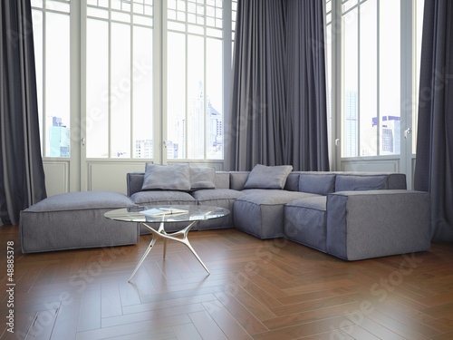 Illustration: Stylish Urban Apartment Stylish Urban Apartment