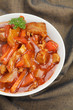Schweinefleisch süß-sauer