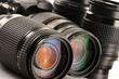 Composition with photo zoom lenses