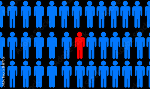 Photo: Gruppe und Individuum Gruppe und Individuum