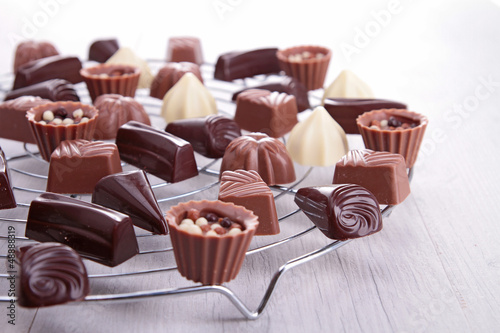 Photo: assortment of chocolates assortment of chocolates