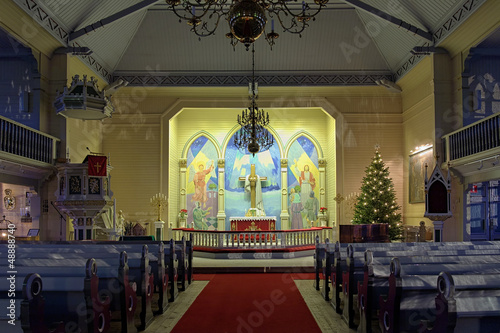 Photo: Interior of the Arvidsjaur Church, Sweden Interior of the Arvidsjaur Church, Sweden