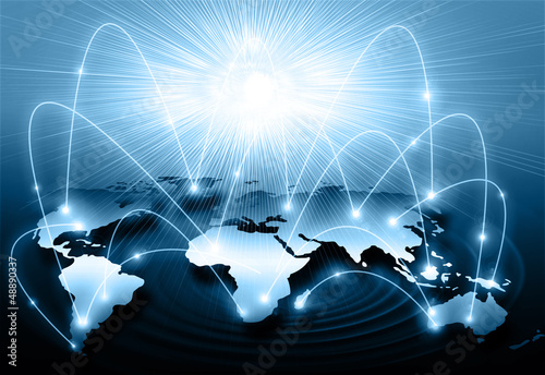 Illustration: Best Internet Concept of global business from concepts series Best Internet Concept of global business from concepts series