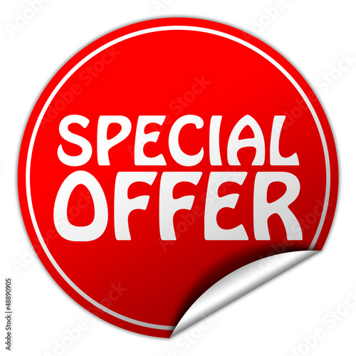 Illustration: Special offer sticker Special offer sticker