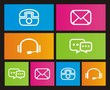 contact icon - metro style