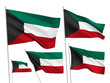 Kuwait vector flags
