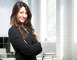 Businesswoman in her office