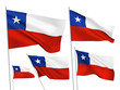 Chile vector flags