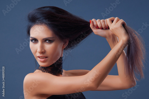 Photo: portrait of a woman portrait of a woman