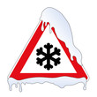 Schild Schnee u. Eisglätte