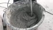 Blender mixing cement