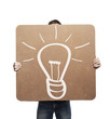 poster with lamp
