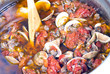 Photo: Clams in preparation Clams in preparation