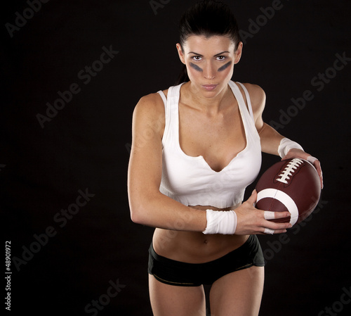 Photo: american football girl american football girl