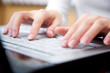 hands on keyboard