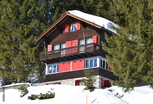 Photo: Holiday cottages in Braunwald, Switzerland Holiday cottages in Braunwald, Switzerland