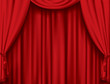 Red curtain