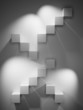 Abstract stairs from the cubes