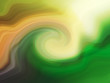 Green wind handpainted abstract background