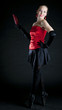 Photo: ballet dancer holding a fan ballet dancer holding a fan
