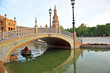 Paseo en barca, Plaza de España de Sevilla