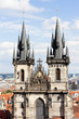 Photo: Tynsky church at Old Town Square, Prague, Czech Republic Tynsky church at Old Town Square, Prague, Czech Republic