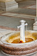 boiling spring in Mlynska Colonnade, Karlovy Vary (Carlsbad), Cz
