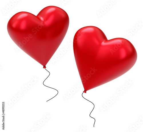 Illustration: Die Herzballons Die Herzballons