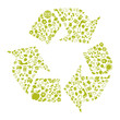 Vektor: Green recycle icon Green recycle icon