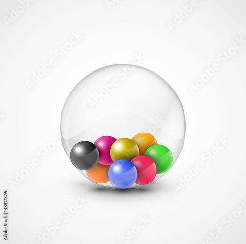 Vector: Colorful balls Colorful balls
