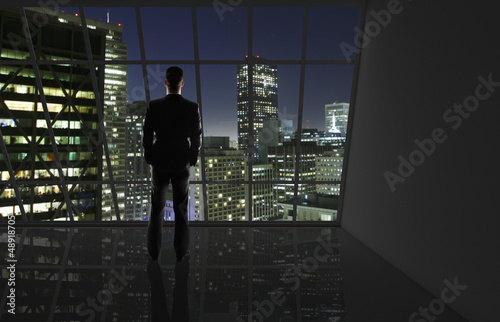 Photo: view night city view night city