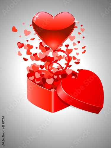 Vector: Valentinstagskarte Valentinstagskarte