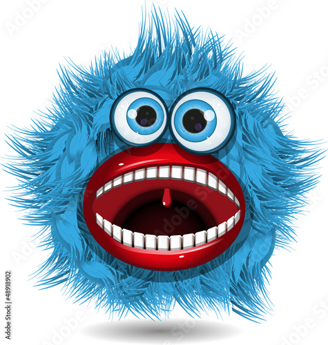 Vector: blue monster blue monster