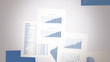 Earnings Report Concept Seamless Background Loop