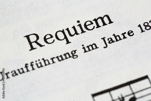 Photo: Musical score Musical score