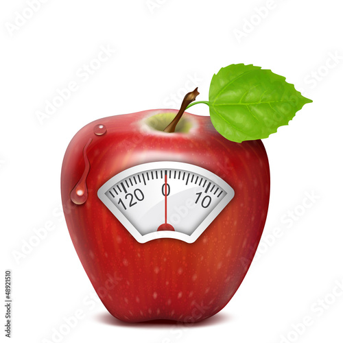 Vector: scale apple scale apple