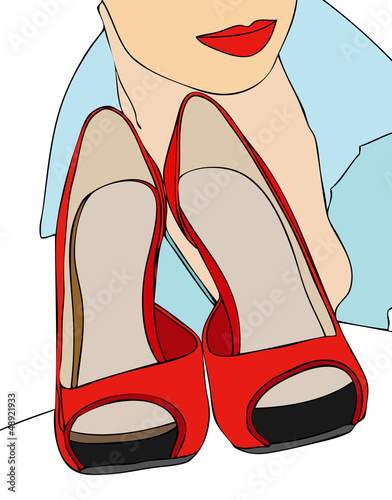 Illustration: My sexy shoes My sexy shoes