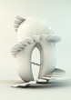 Illustration: Zahn mit Treppe Zahn mit Treppe