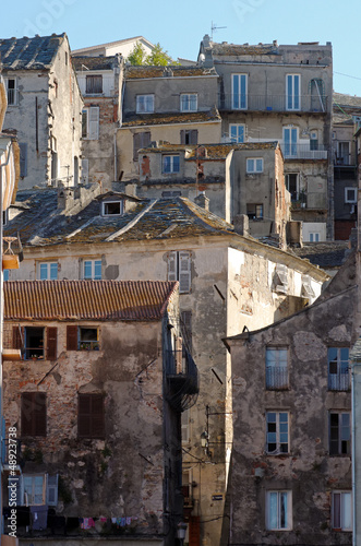 Photo: Corse, architecture du vieux Bastia Corse, architecture du vieux Bastia