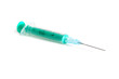 syringe isolated on white background