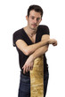 Man and wood