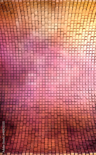 Illustration: 3d abstract background - Make up colors 3d abstract background - Make up colors